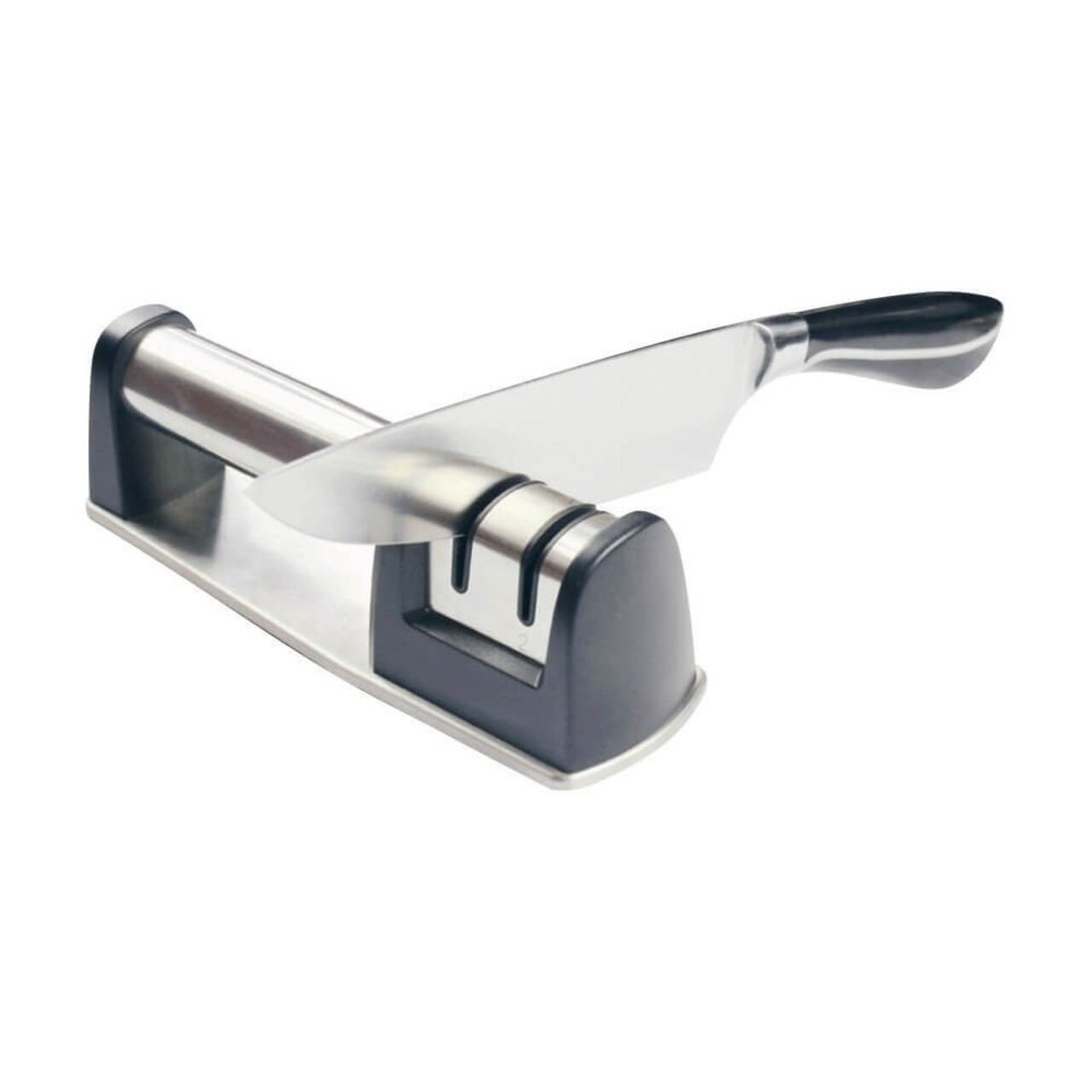 Dispozitiv de ascutit cutite, Zokura, 21x6 cm, inox - imagine 3
